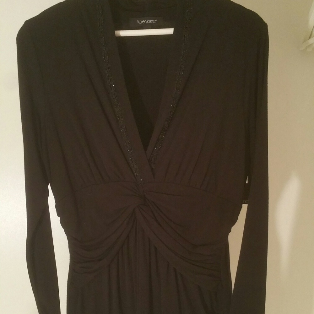 Karen Kane Beaded Beautiful Rayon Top